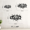Gamer Metal Duvar Dekoru Ebatlar